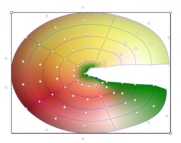 The truth about the conical gradient mesh.