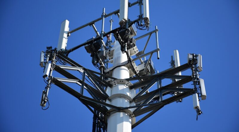 Photo of a mobile phone cellular tower
