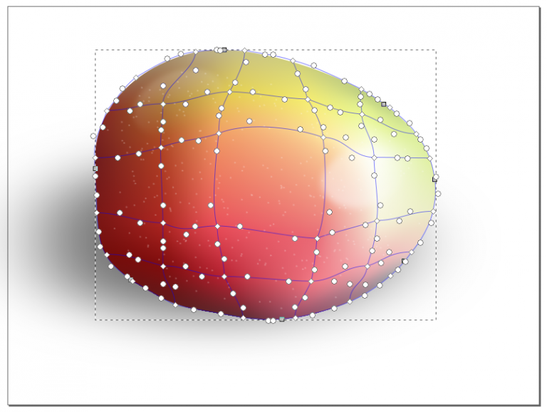 inkscape gradient has line